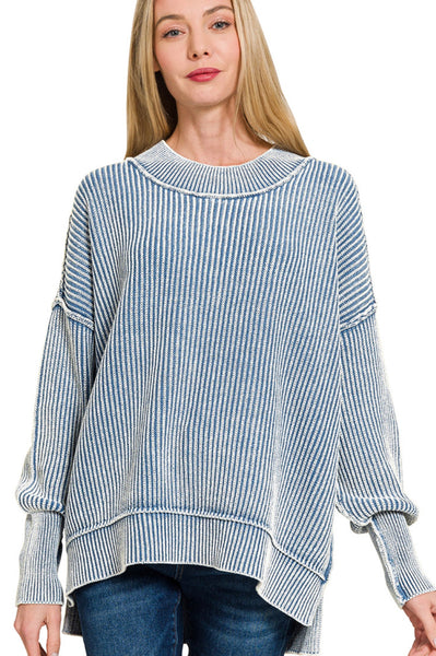Jackson Ribbed Sweatshirt - 4 Colors