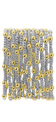 Bracelets extensibles bicolores 3 mm/5 mm