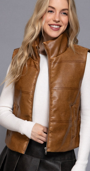 Jonah Leather Vest