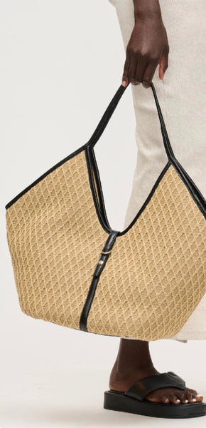 Cienna Raffia Tote