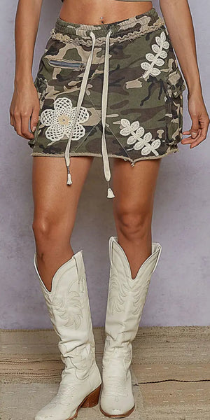 Free Republic Camo Skirt