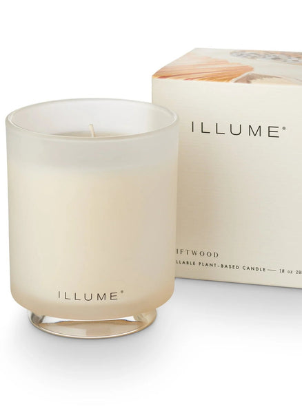 Driftwood Refillable Boxed Glass Candle