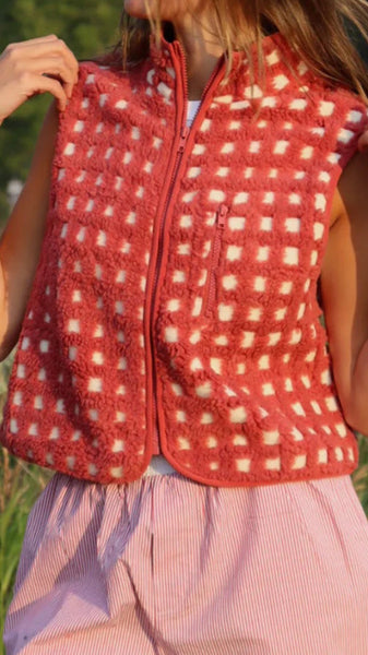 Verity Checkered Vest - 2 Colors