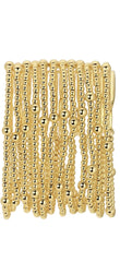 Bracelets élastiques avec perles de 3 mm et perles d’accent de 5 mm