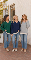 Johnnie Collar Sweater - 3 Colors