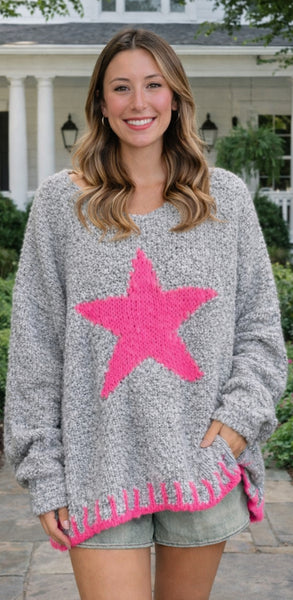 Party Star V-Neck Sweater