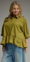 Mercedes in Green Top - 2 Colors