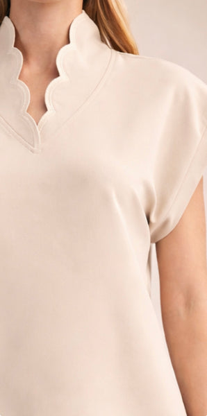 Fairmont Scalloped Dress