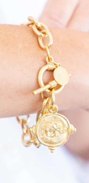 Elephant Intaglio Bracelet