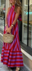 Barnum Striped Maxi Dress