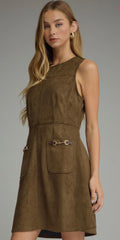 Horse Country Suede Dress