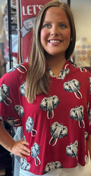 Sloan Elephant Top