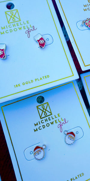 Michelle McDowell Christmas Studs - 8 Styles