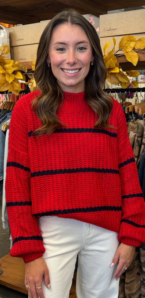 Carley Oversized Striped Sweater - 3 Colors
