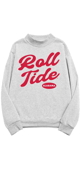 Campus Collection Mock Neck Sweatshirt - Roll Tide