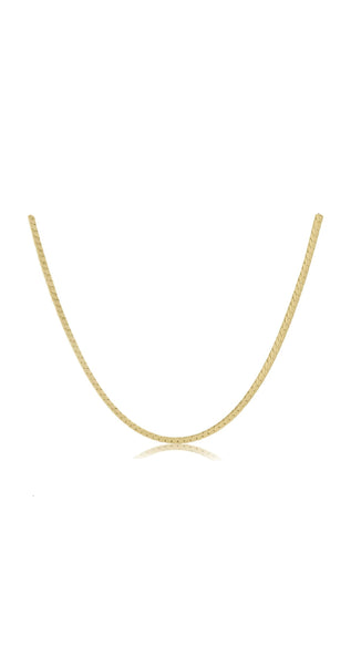 enewton choker herringbone chain - gold