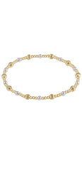 enewton dignity sincerity gold 6mm bracelet - pearl