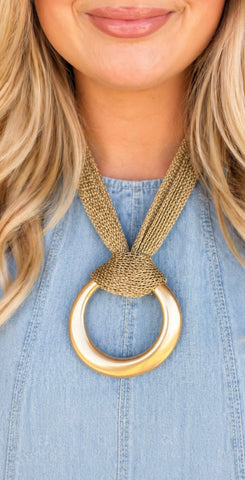 Michaela Mesh Necklace
