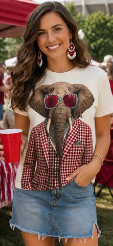 Fancy Tiger Tee with Sunglasses Tee