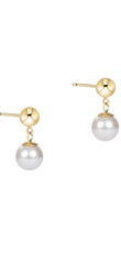 enewton classic 8mm ball drop studs - pearl