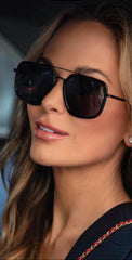 Diff Jordan Black + Grey Polarized Sunglasses