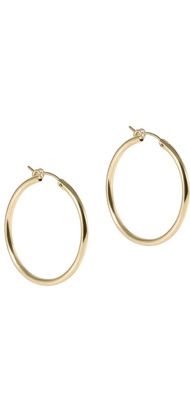 Enewton - Round Gold 1.25" Hoop - Smooth