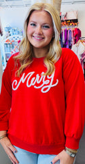 Merry Bow Sweatshirt
