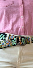 Jenny Krauss Southwest Walkabout Embroidered Wool Belt