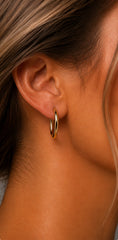 Classic Gold Hoops