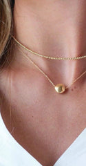 enewton choker classic gold 2mm bead
