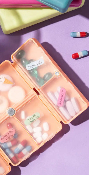 Crush Pill and Vitamin Organizer