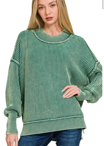 Jackson Ribbed Sweatshirt - 4 Colors