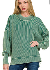 Jackson Ribbed Sweatshirt - 4 Colors