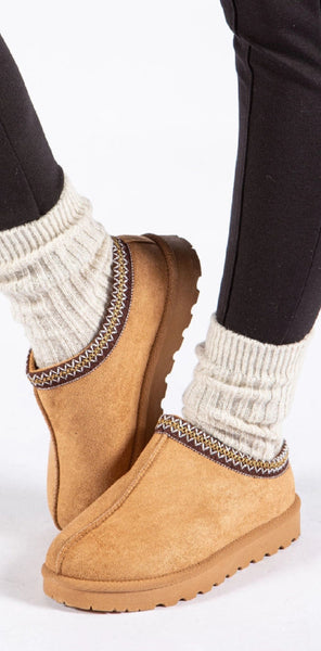 Jackson Hole Sherling Clog - Chestnut