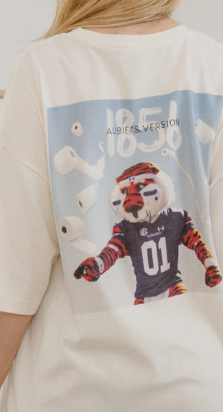 Oversized Auburn Aubie T-Shirt