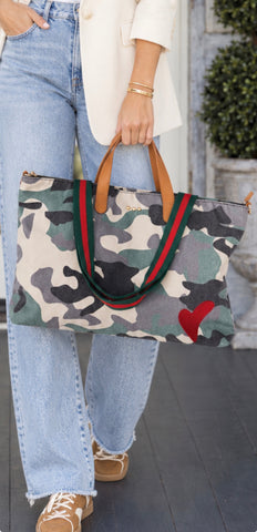 Camo Coquette Bow Graphic Tee