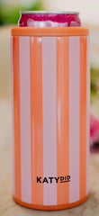 Striped Skinny Can Coolers - 7 Colors