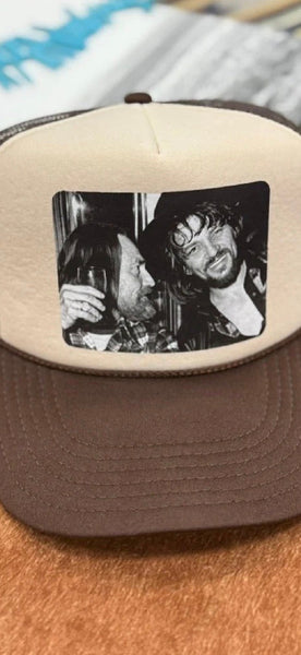 Waylon and Willie FOAM TRUCKER HAT