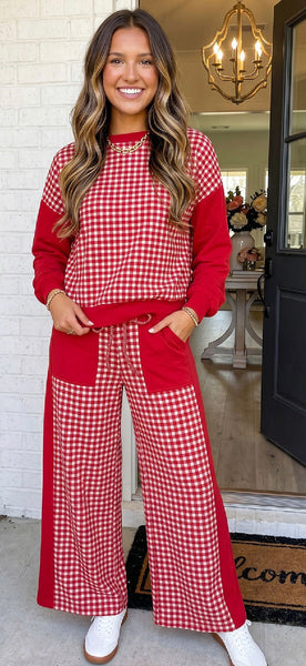 Classic Red Checkmate Set