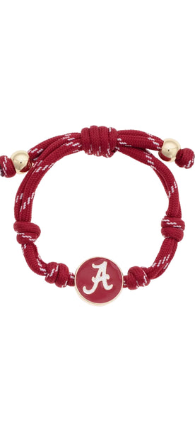 Alabama Crimson Tide Logo Paracord Bracelet