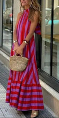 Barnum Striped Maxi Dress