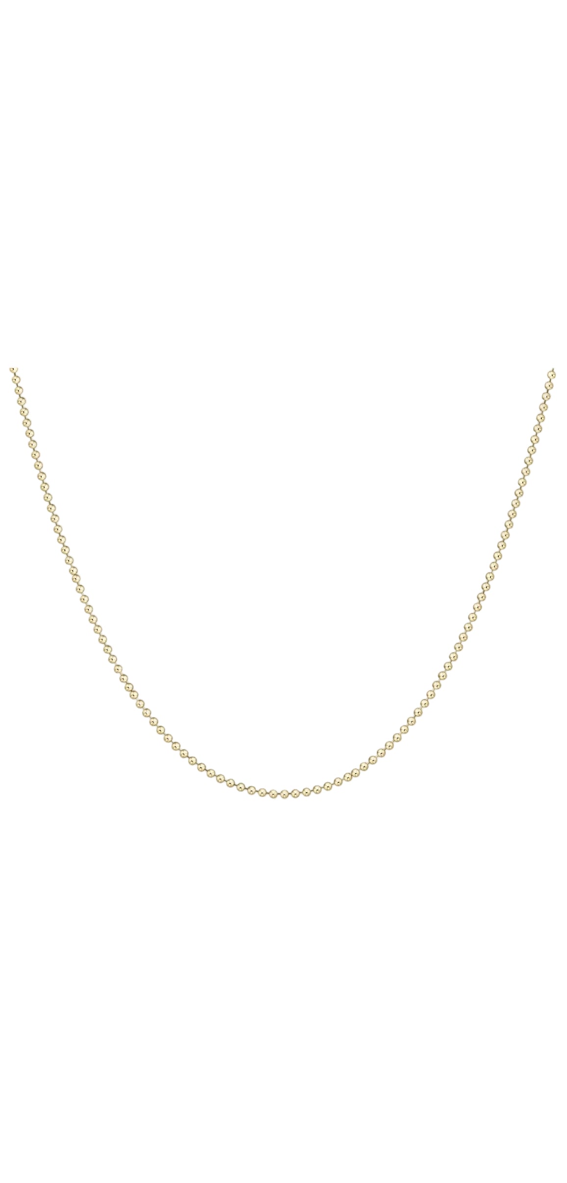 enewton choker classic beaded chain - gold