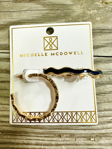 Michelle McDowell Willow Hoop - Navy