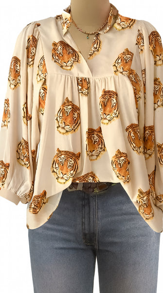Tiger Head Blouse