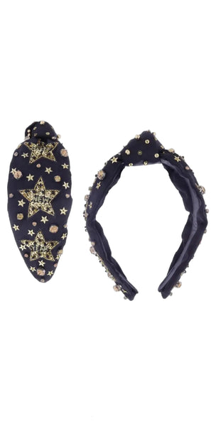 New Year Stars Headband