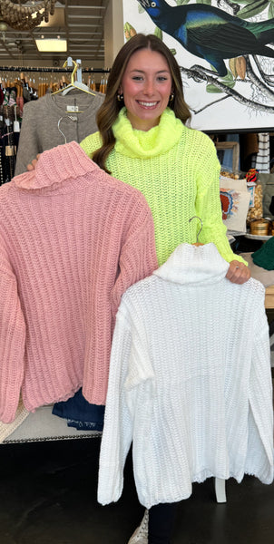 Rosemary Turtleneck Sweater - 3 Colors