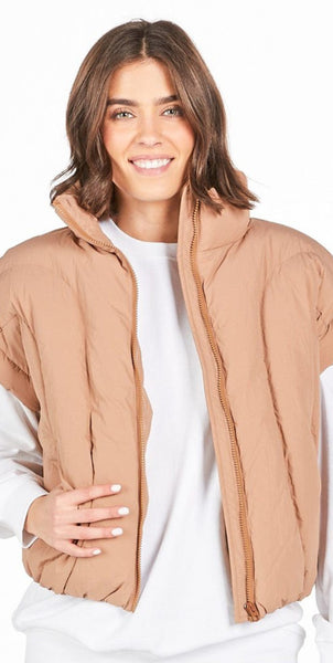 Simply Southern Lottie Vest - Umber