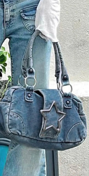 Star Denim Purse
