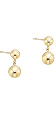 enewton classic 8mm ball drop studs - gold