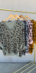 Italian Cheetah Top - 4 Colors